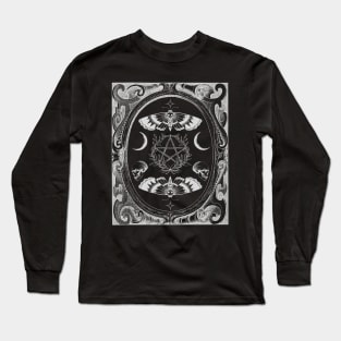 Moths & Skulls & Moons Oh My Long Sleeve T-Shirt